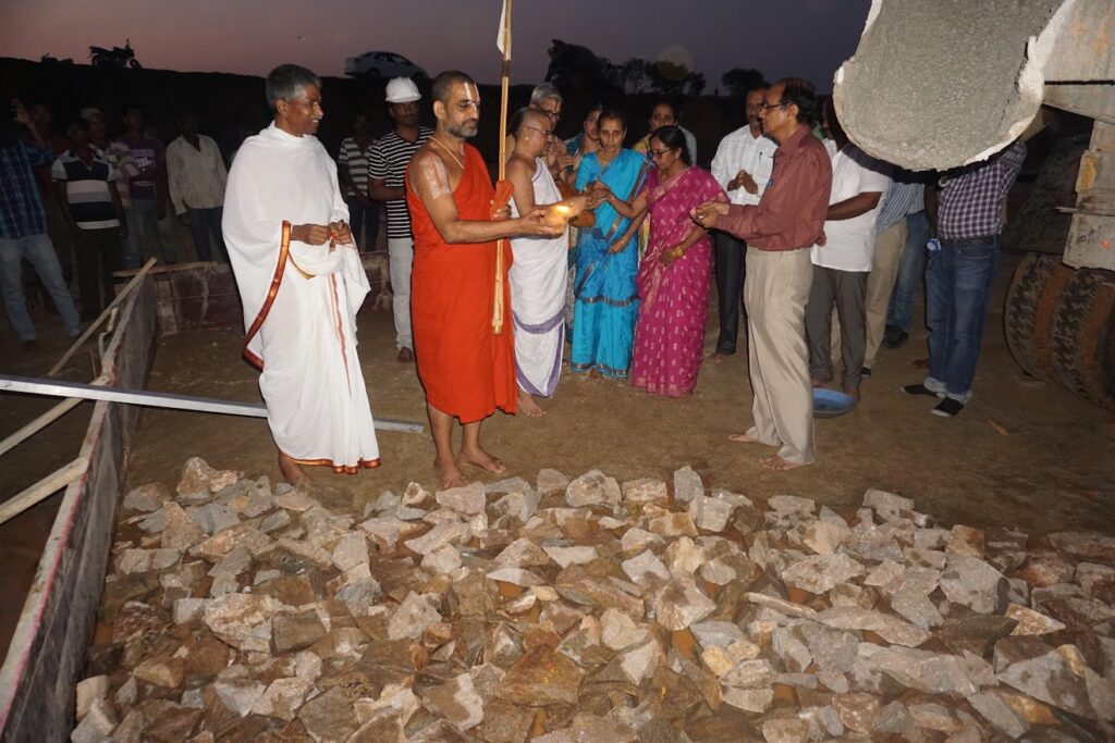 Foundation Laid for Bhadra Vedi on 10th May 2016