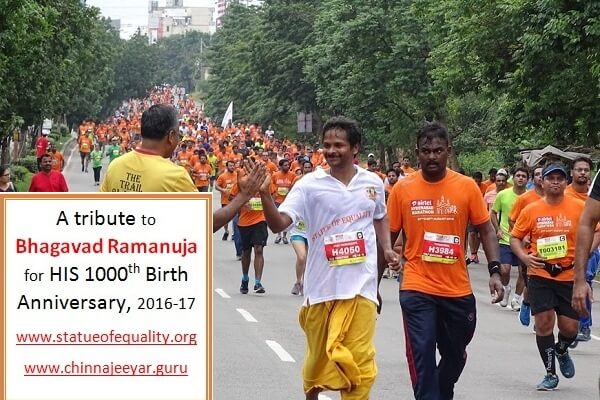 Hyderabad runners conduct a marathon event