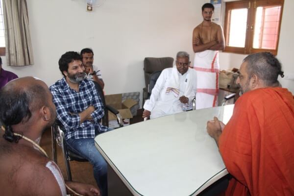 Trivikram Srinivas visits Divya Saketham, JIVA