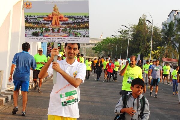 A Tribute to Bhagavad Ramanuja Marathon for the Cause of Statue of Equality