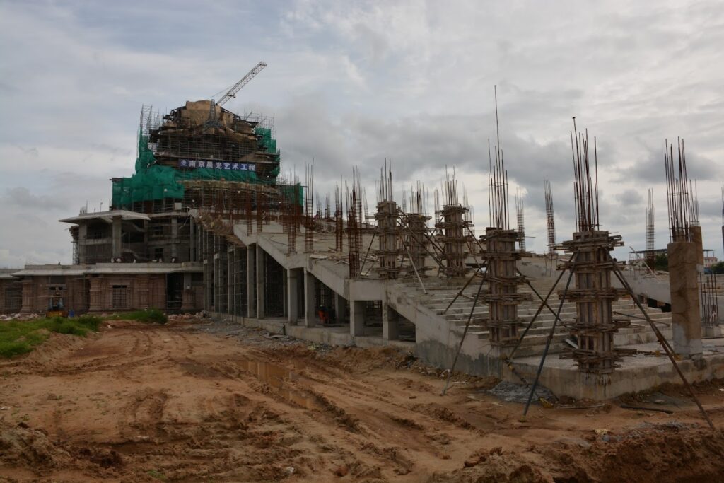 Bhagawad Ramanuja’s Thirumukham enters the Sri Ramanuja Sahasrabdi site