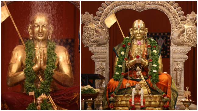 Bhagavad Ramanujacharya Thirumanjana Seva