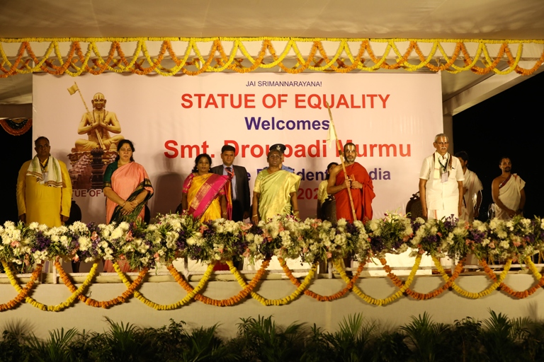 3d Mapping at Statue of Equality Smt Droupadi Murmu