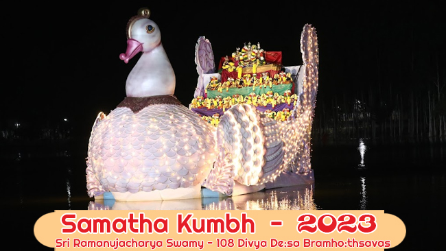 statue of equality theppotsavam boat festival