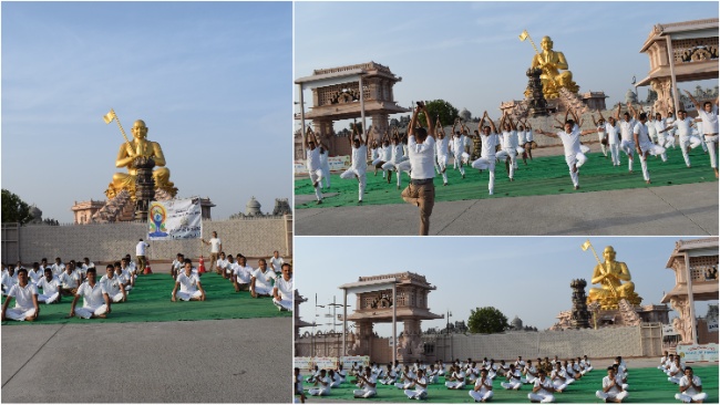 CISF Unit ASG Hyderabad Team Celebration of Yoga Day