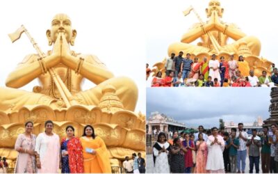 Smt. Roja, Smt. Ravali Visited Statue of Equality