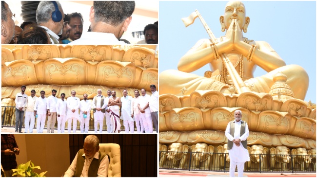 03-06-23 – Sriman Parshottam Rupala Cabinet Minister visited Statue of Equality