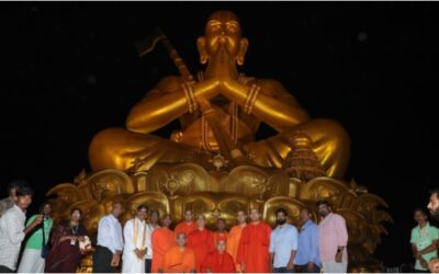 Swami Gautamananda ji Maharaj Visit Statue of Equality