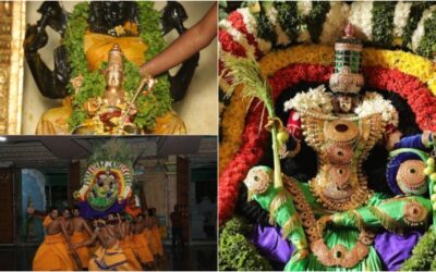Saran Navaratri Celebrations 2023 Day 7 Dhanya Lakshmi Alankaram