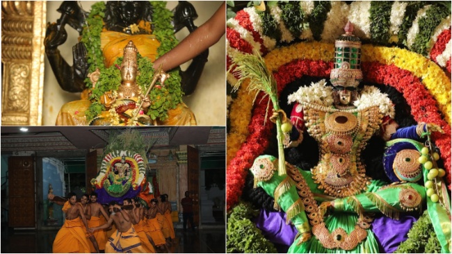 Saran Navaratri Celebrations 2023 Day 7 Dhanya Lakshmi Alankaram