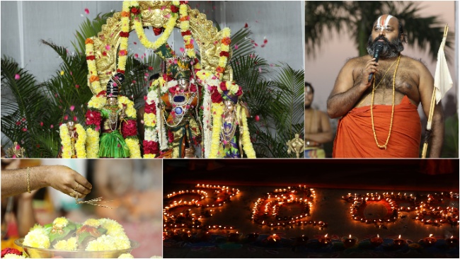 Ayodhya Rama Kalyanam Celebrated at statue of  Equality