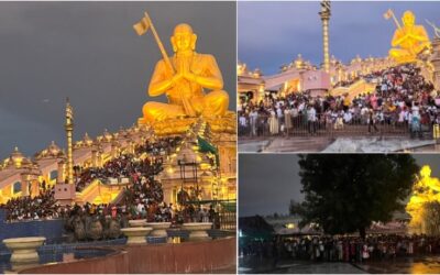 Monsoon Showers at Statue of Equality