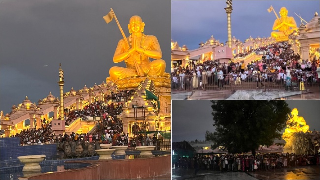 Monsoon Showers at Statue of Equality