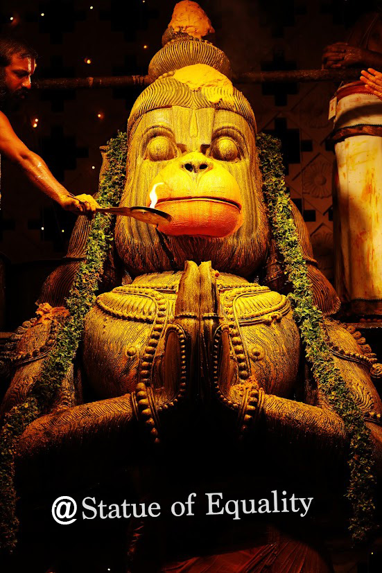 Hanuman Harathi Statue of Equality Shamshabad