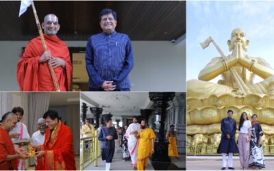 Piyush Goyal Minister of Commerce and Industry visited the Statue of Equality