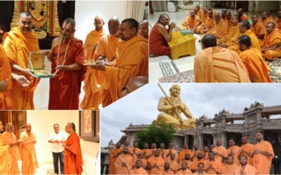 Swaminarayan Saints Visited STATUE OF EQUALITY