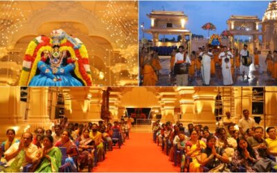 Saran Navaratri Celebrations Day 1 Evening MahaLakshmi Alankaram