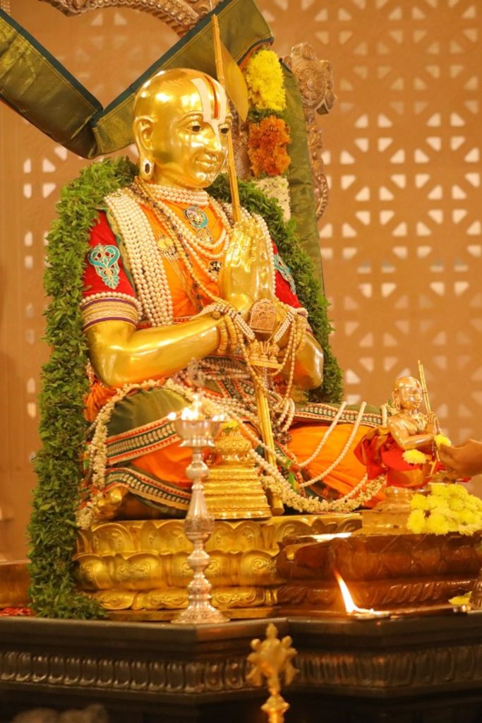 Ramanuja Acharyas Golden Statue