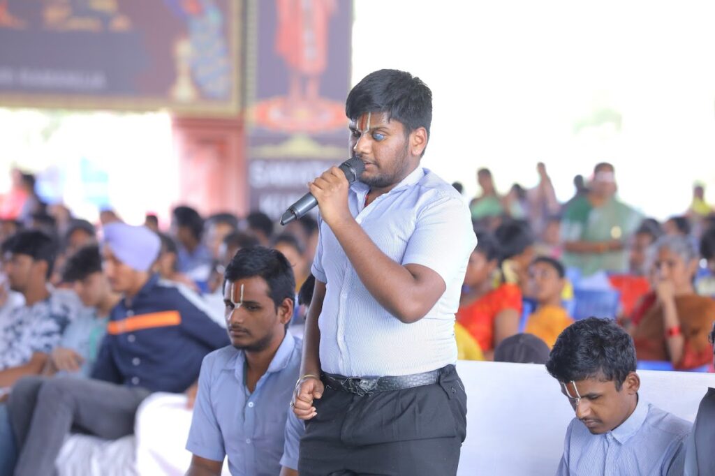 Netra College Student in Samatha Kumbh 2025 Ramanuja Vijnana Vedika