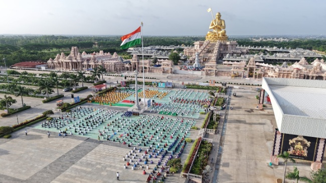 Yoga Day Celebrations 2025 at Statue of Equality