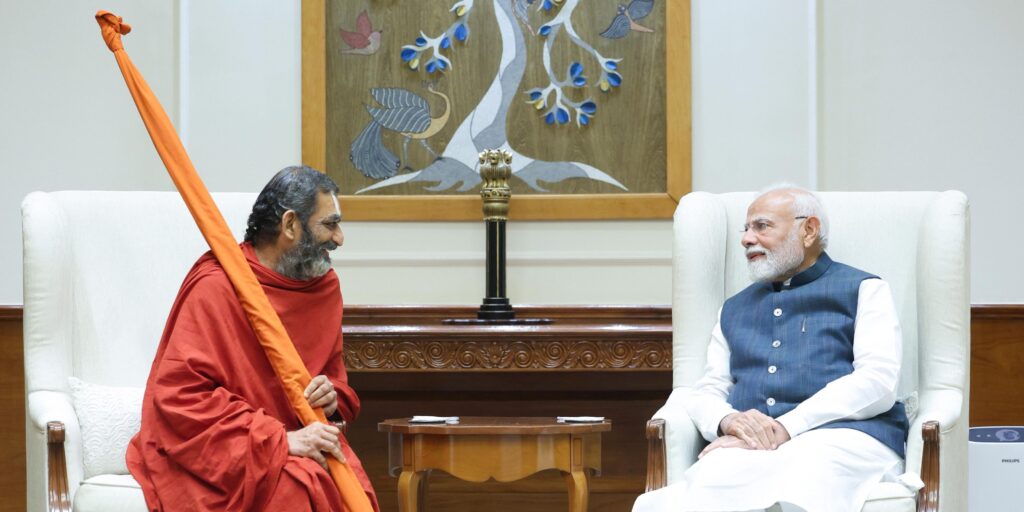 HH Chinna Jeeyar Swamiji Narendra Modiji