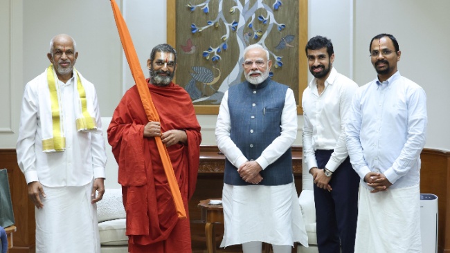 PM Narendra Modi Ji Invited for Statue of Equality 4th Anniversary by HH Chinna Jeeyar Swamiji