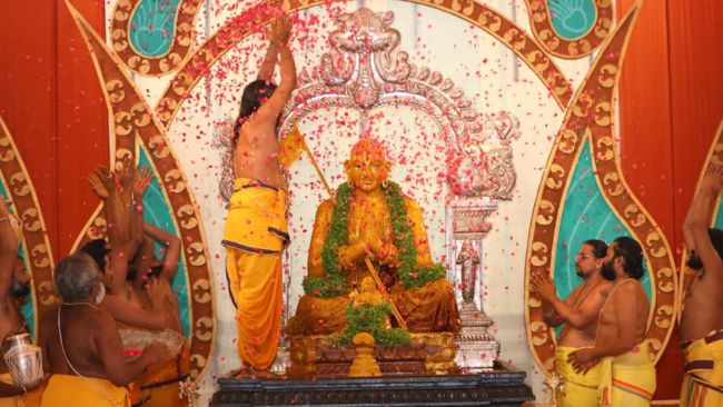 Ardra Nakshatram – Sri Ramanujacharya Abhishekam Statue of Equality