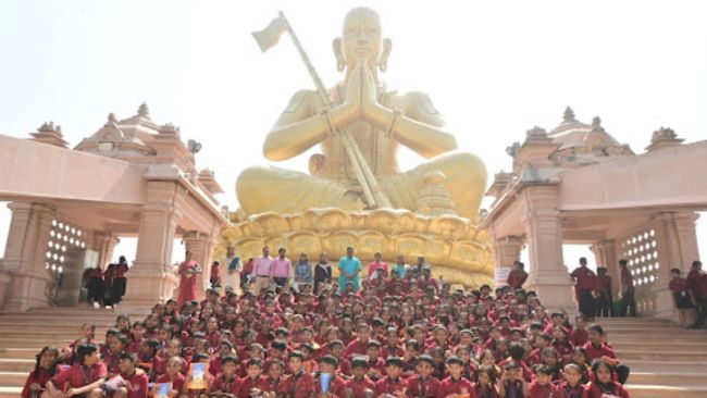 Student Visit: St. Anthony’s High School, Kompally at Statue of Equality