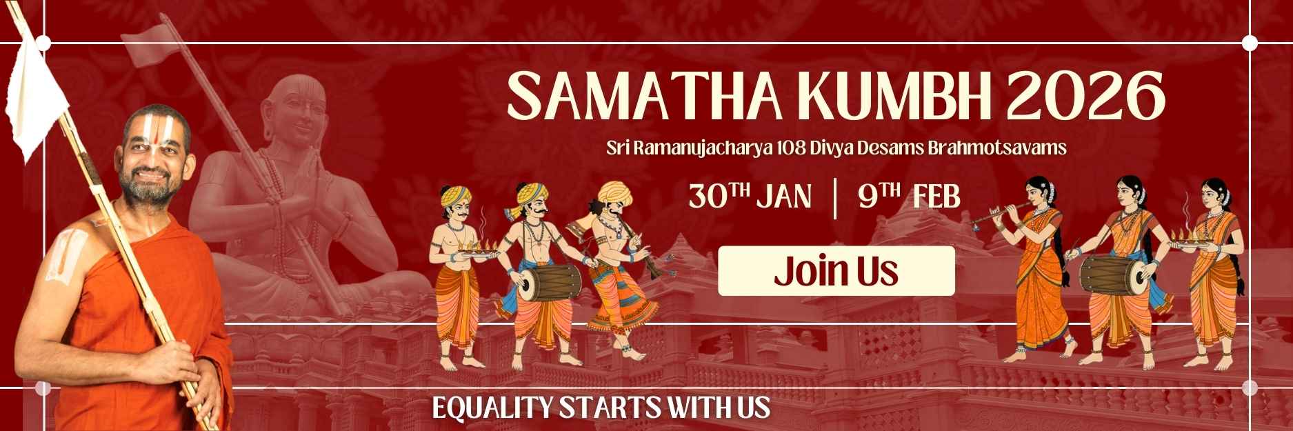 Statue of Equality Samtha Kumbh 2026 Hyderabad
