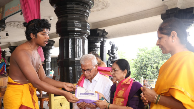 Arjitha Sevas Conducted Grandly at the Statue of Equality | 25-06-2026