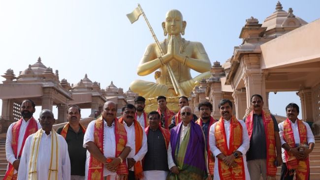 Sri Champat Rai Ji at the Statue of Equality